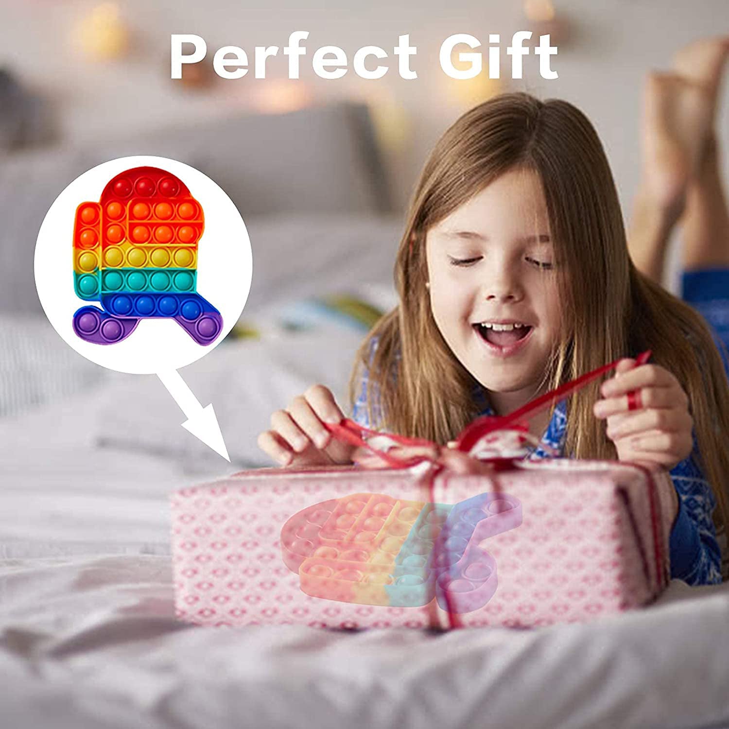 Among Us fidget toy with character design. Among Us fidget toy with character design.